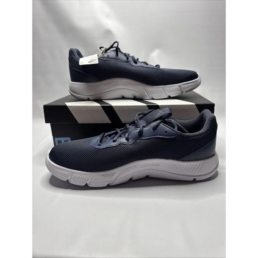 Adidas Cloudfoam Flex-Laces Walking Sneakers Blue Mens Size 13 Wide HQ4853